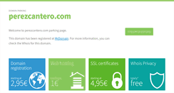 Desktop Screenshot of perezcantero.com