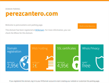 Tablet Screenshot of perezcantero.com